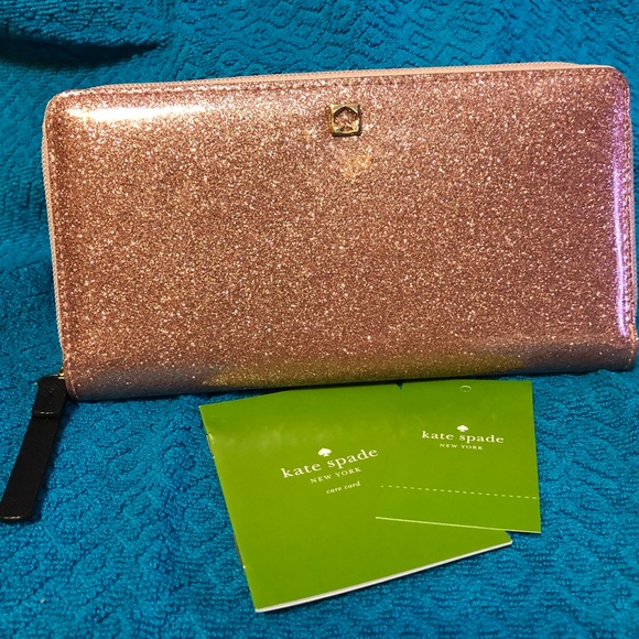 NWT Roségold Kate Spade Mavis Street Wallet